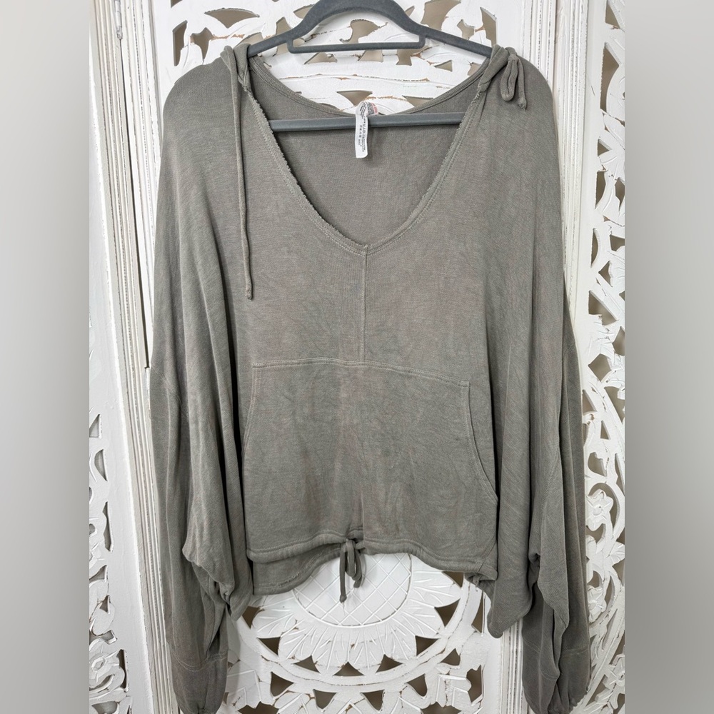 Free People Movement Yella Olive Hoodie - Picture 2 of 5